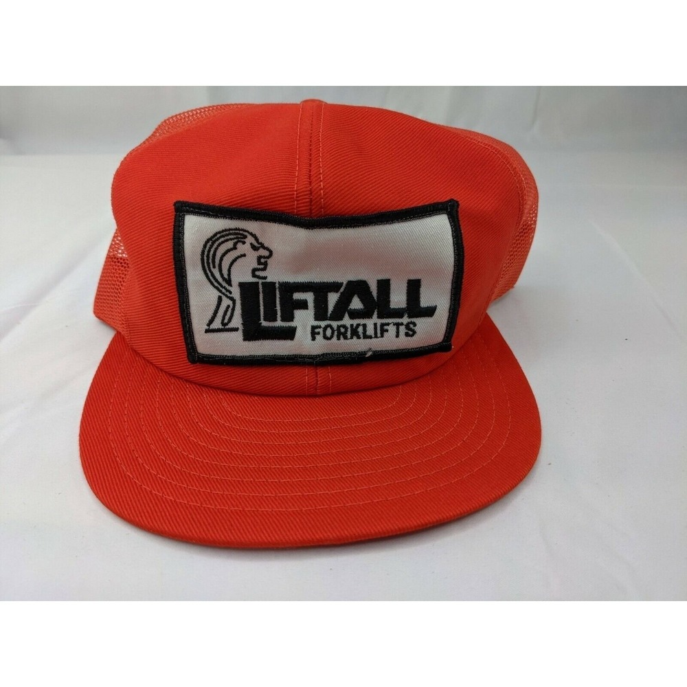 Liftall Forklifts Snapback Hat Orange Louisville Mfg Co